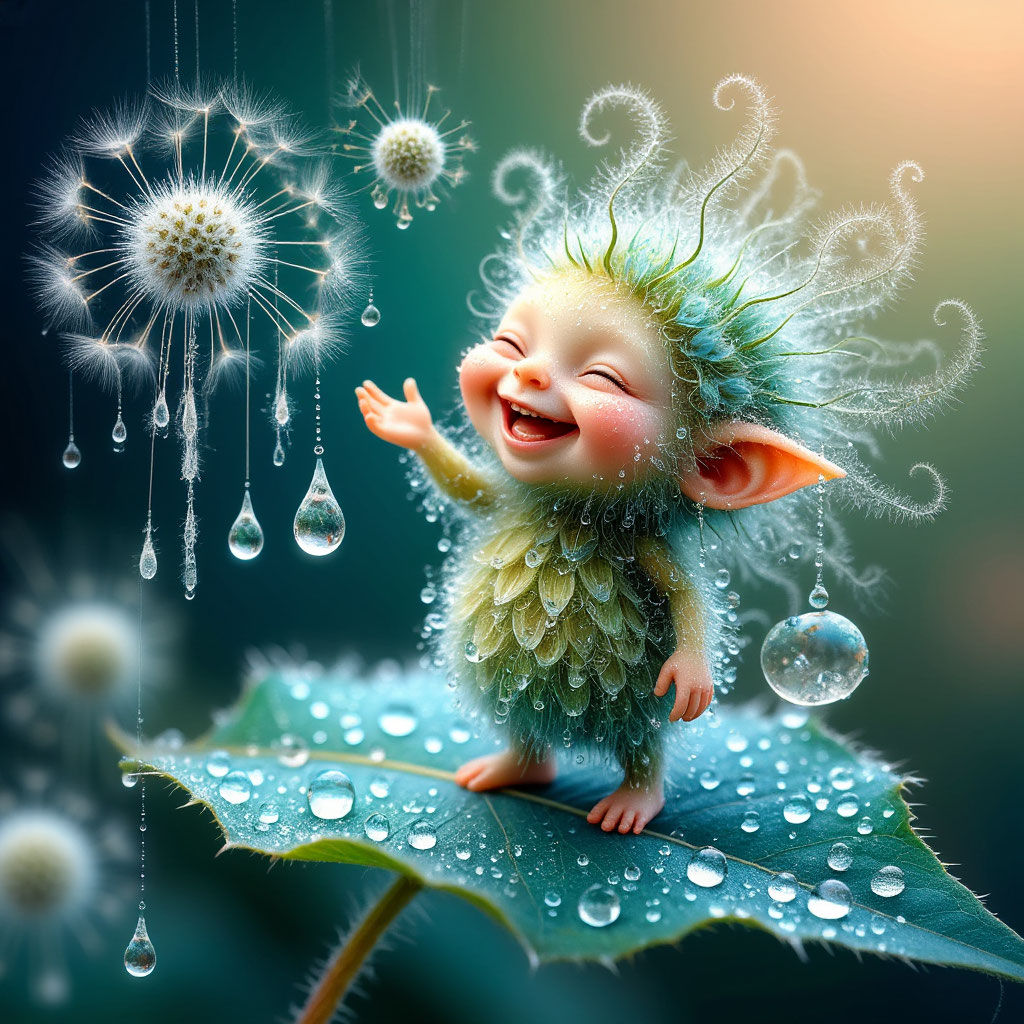 The morning is smiling