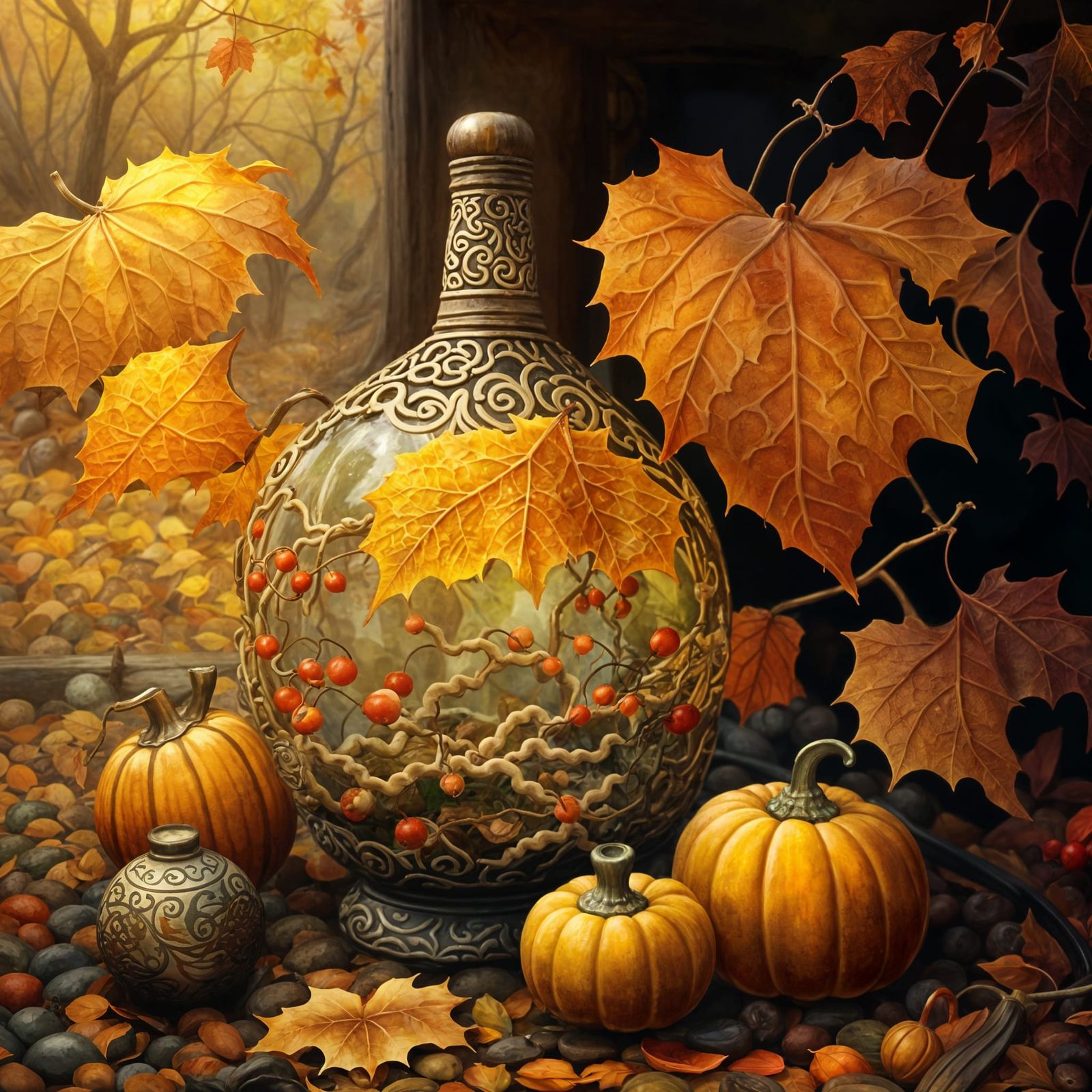 Autumn Essences  by @Mushroom_Mutant