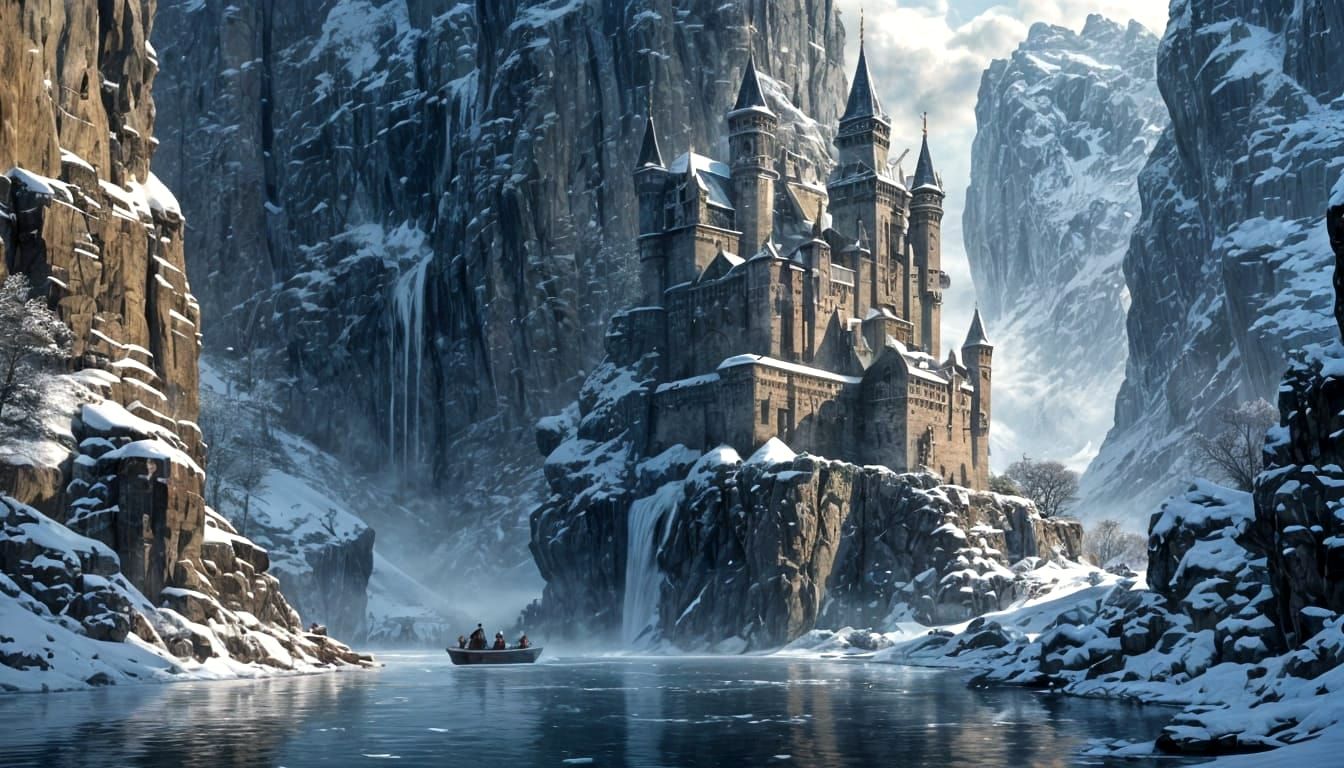 Wintry Fortress  by @tttggg