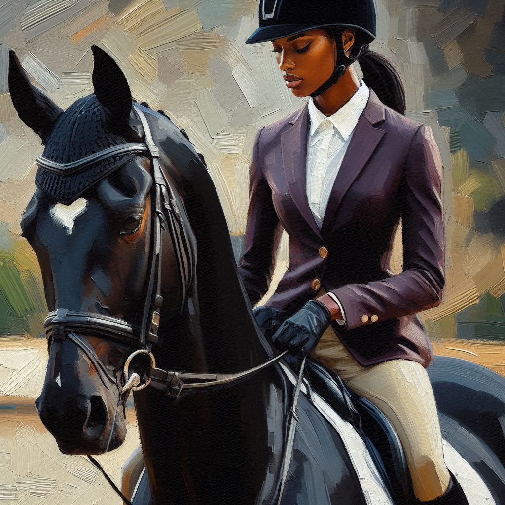 Dressage Impasto Style