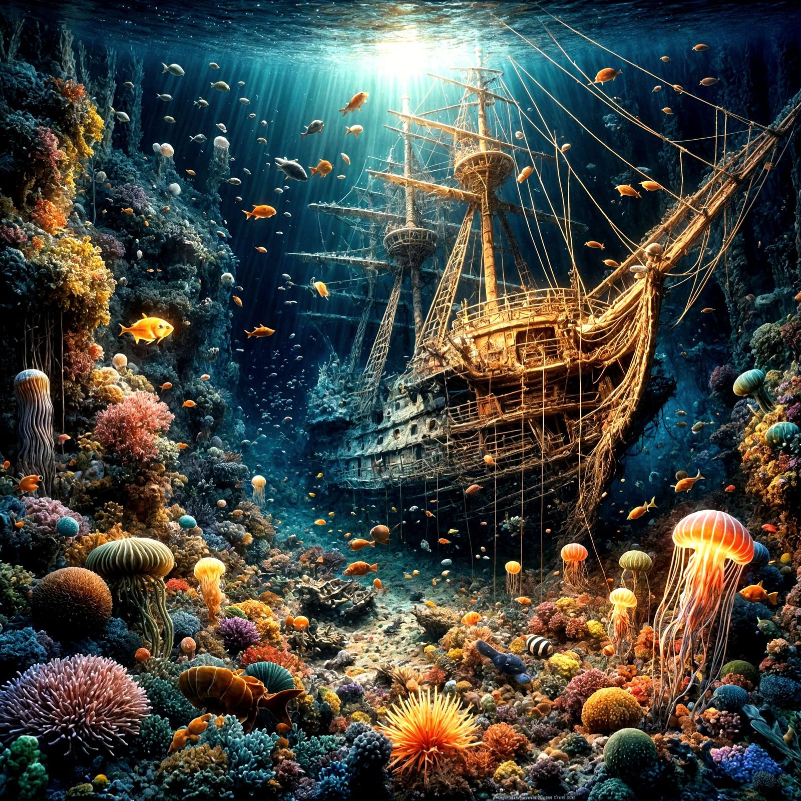 Sunkern Ship Reef  by @Alchemi108