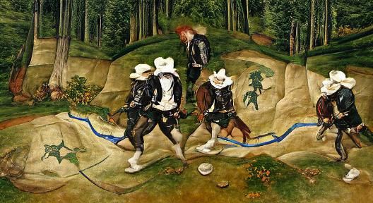 Hans Holbein Cowboys on the Trail