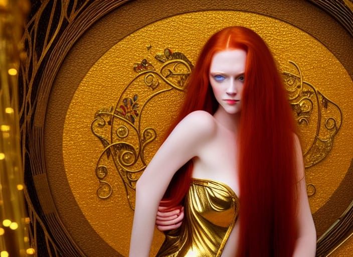 Déesse de l'art nouveau
