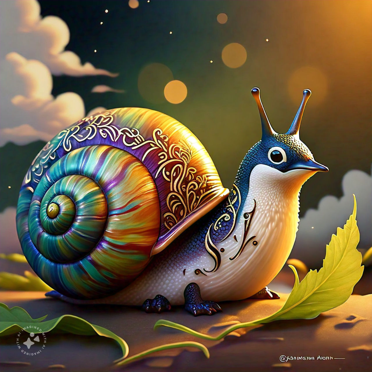 Hybrid Snail/penguin