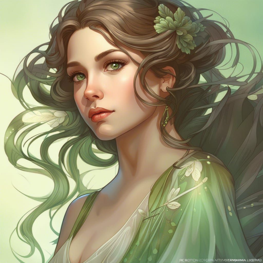 Green Eyed Princess - AI Generated Artwork - NightCafe Creator