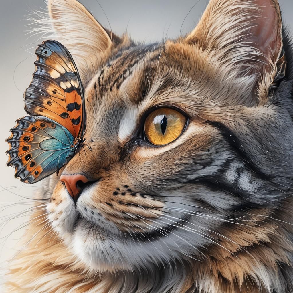 "Créer une image ultra-détaillée et réaliste "d'un chat de p...