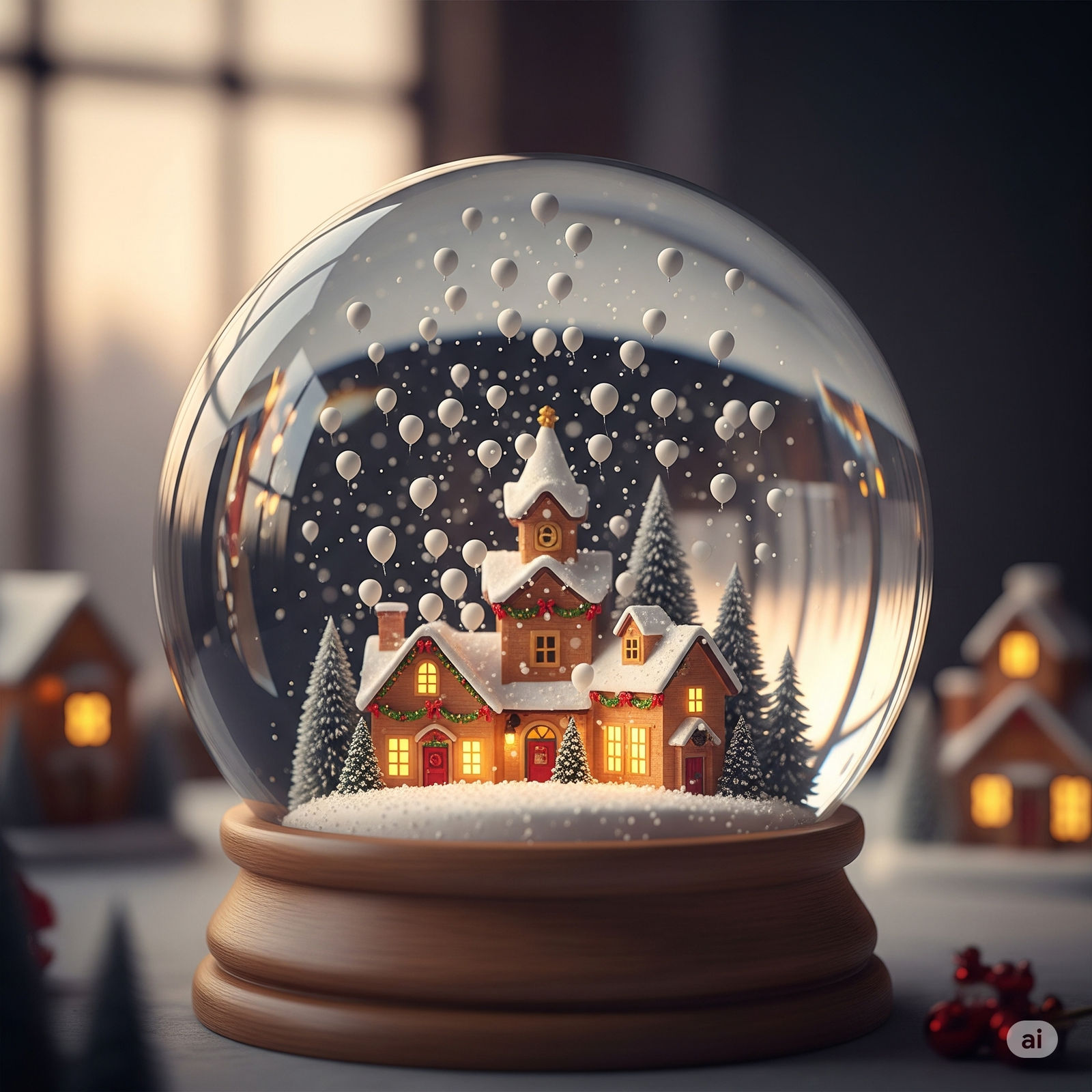 Balloon Snow Globe