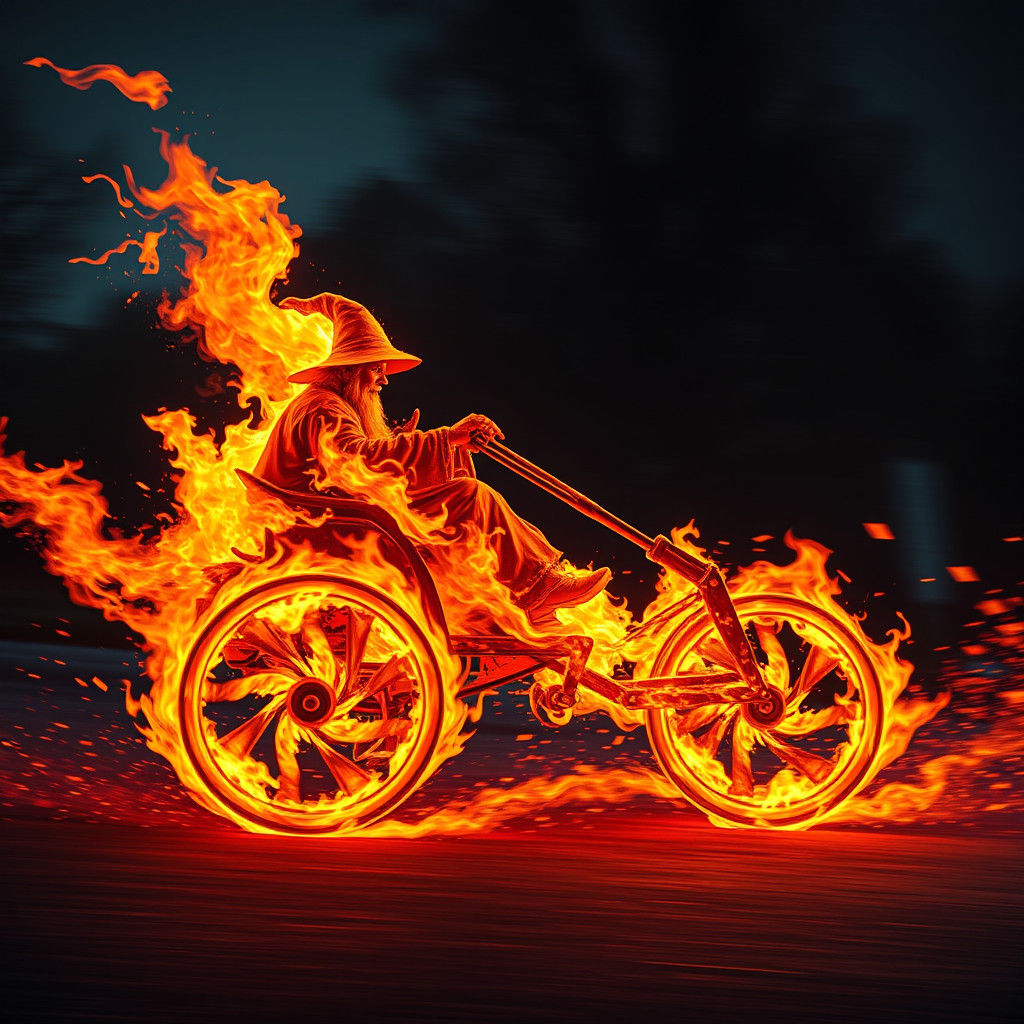 Fire wheels  by @Somei