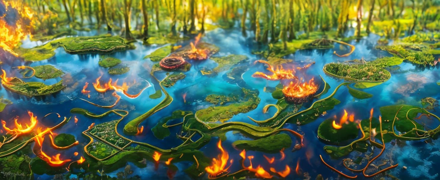 swamp fire