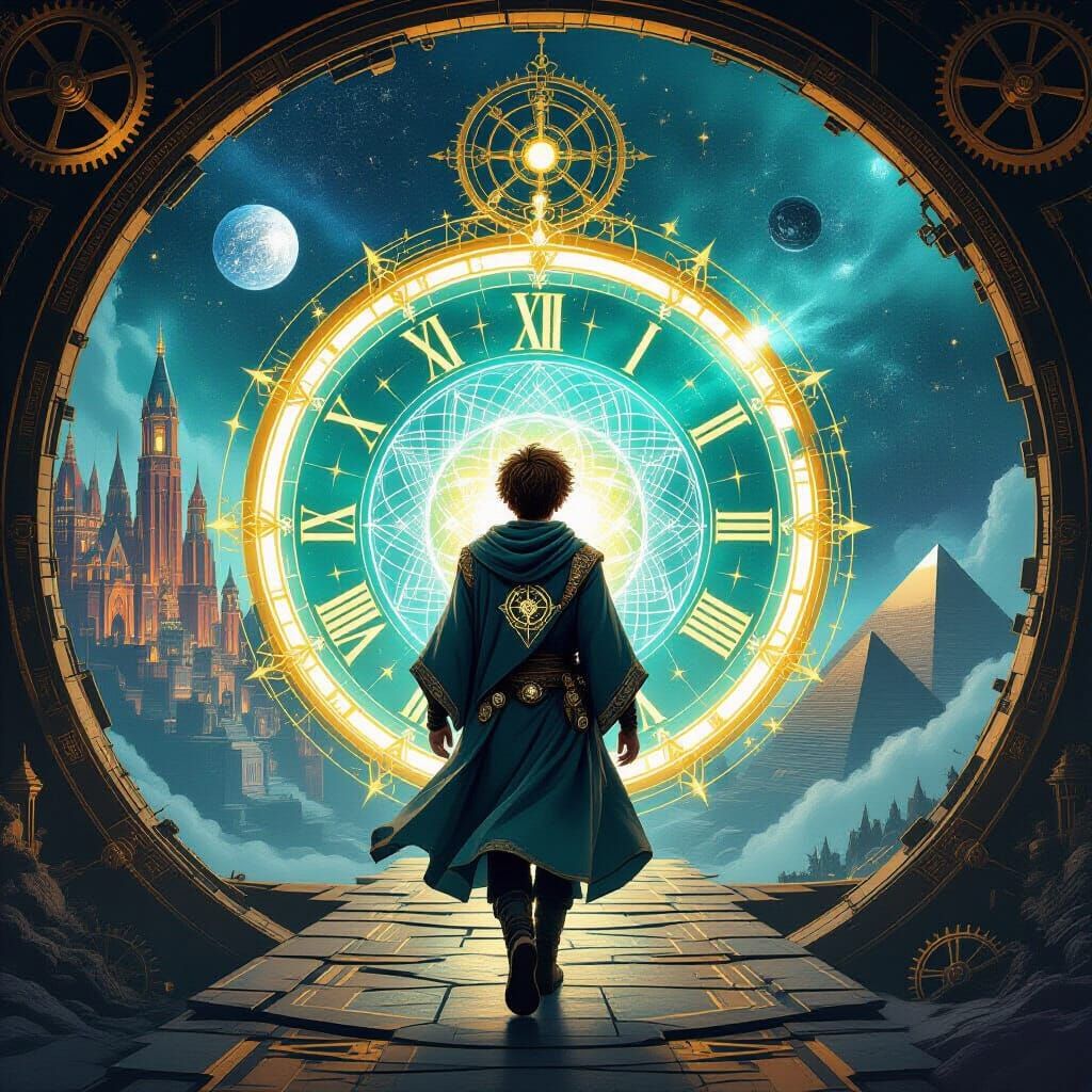 young time traveler  by @D-Forge