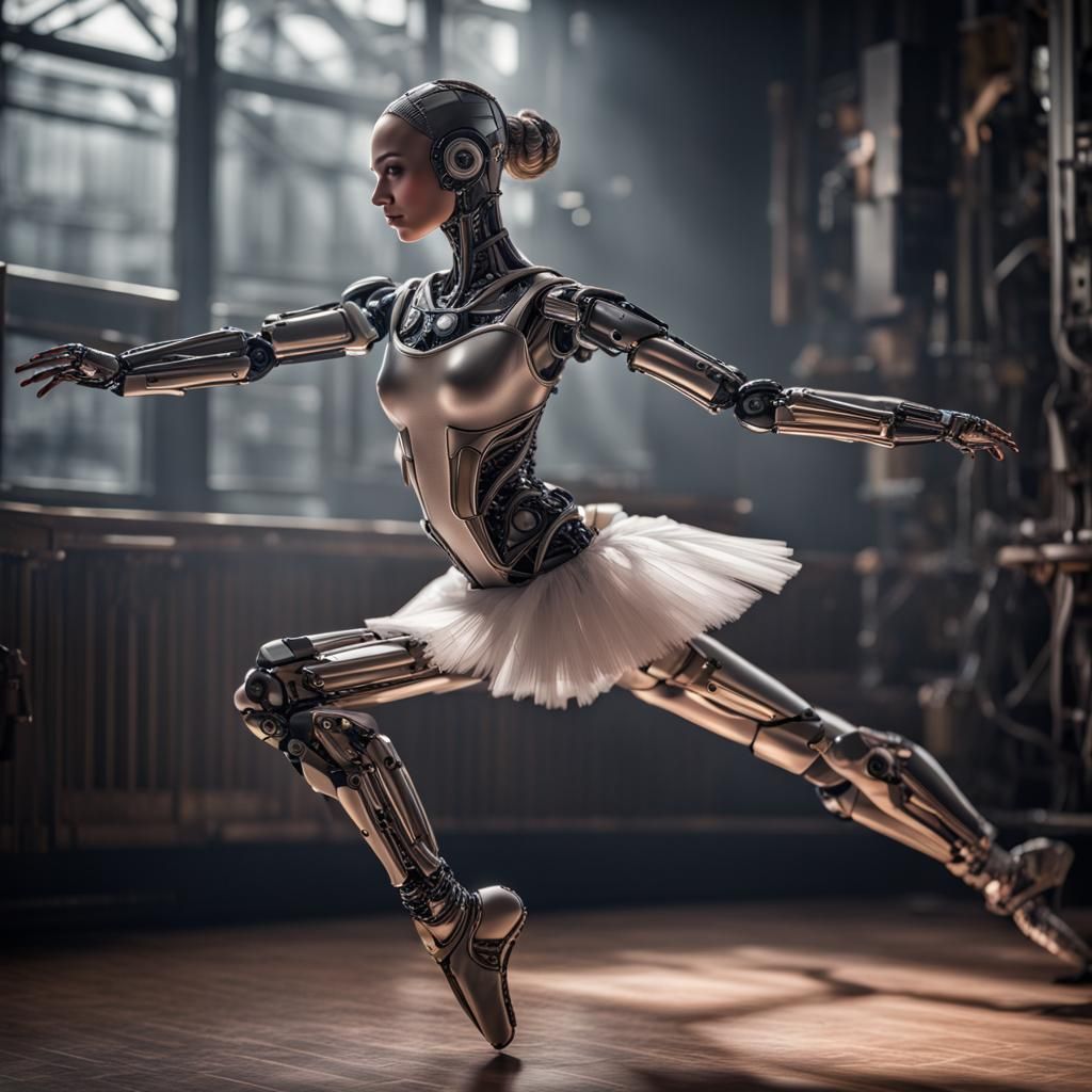 Robotic ballerina  by @undefined