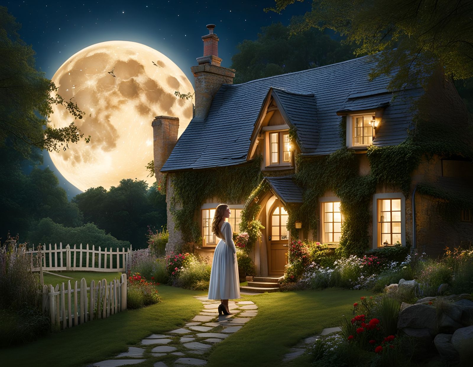 MOONLIGHT COTTAGE.
  by @Hampton