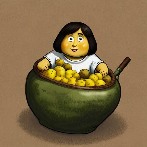 Potato Woman - AI Generated Artwork - NightCafe Creator