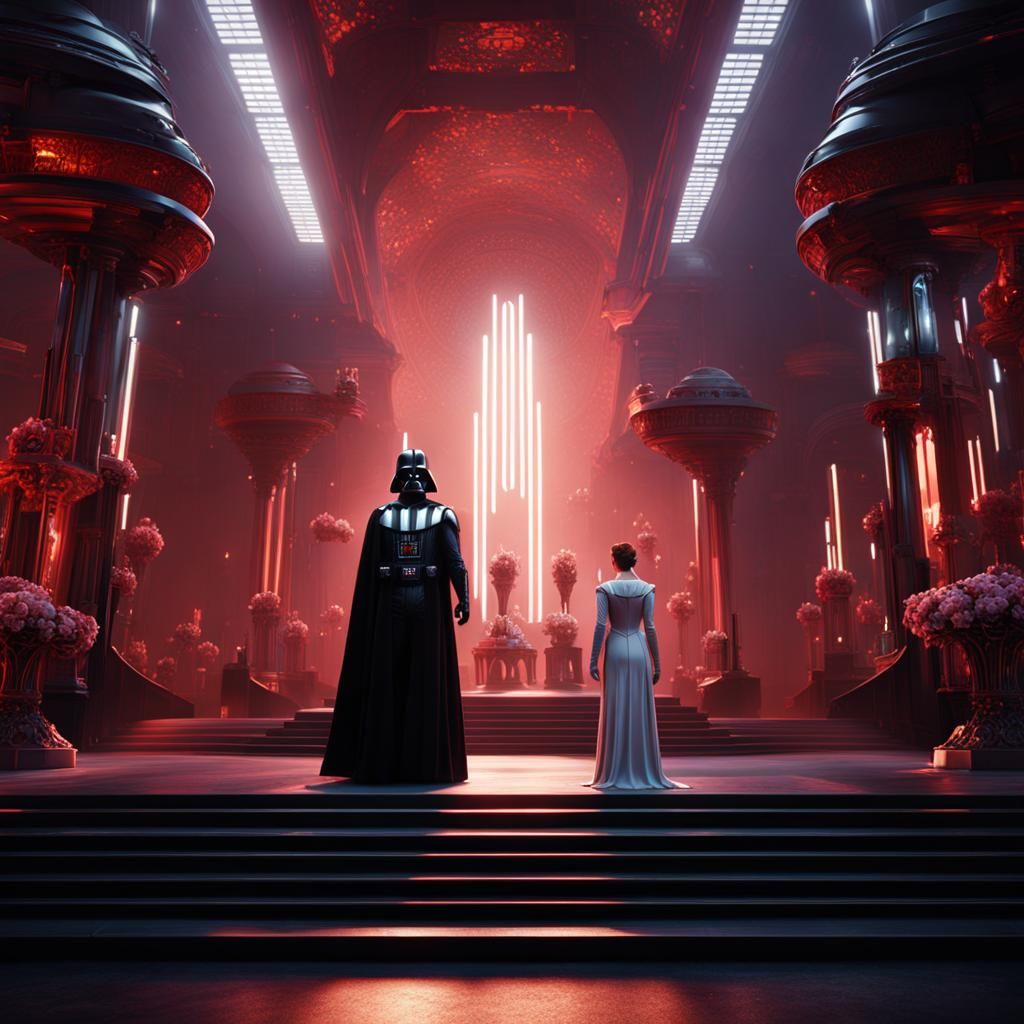 Darth Vader marries Padme's clone