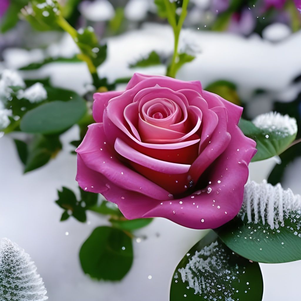 Wintry Rose