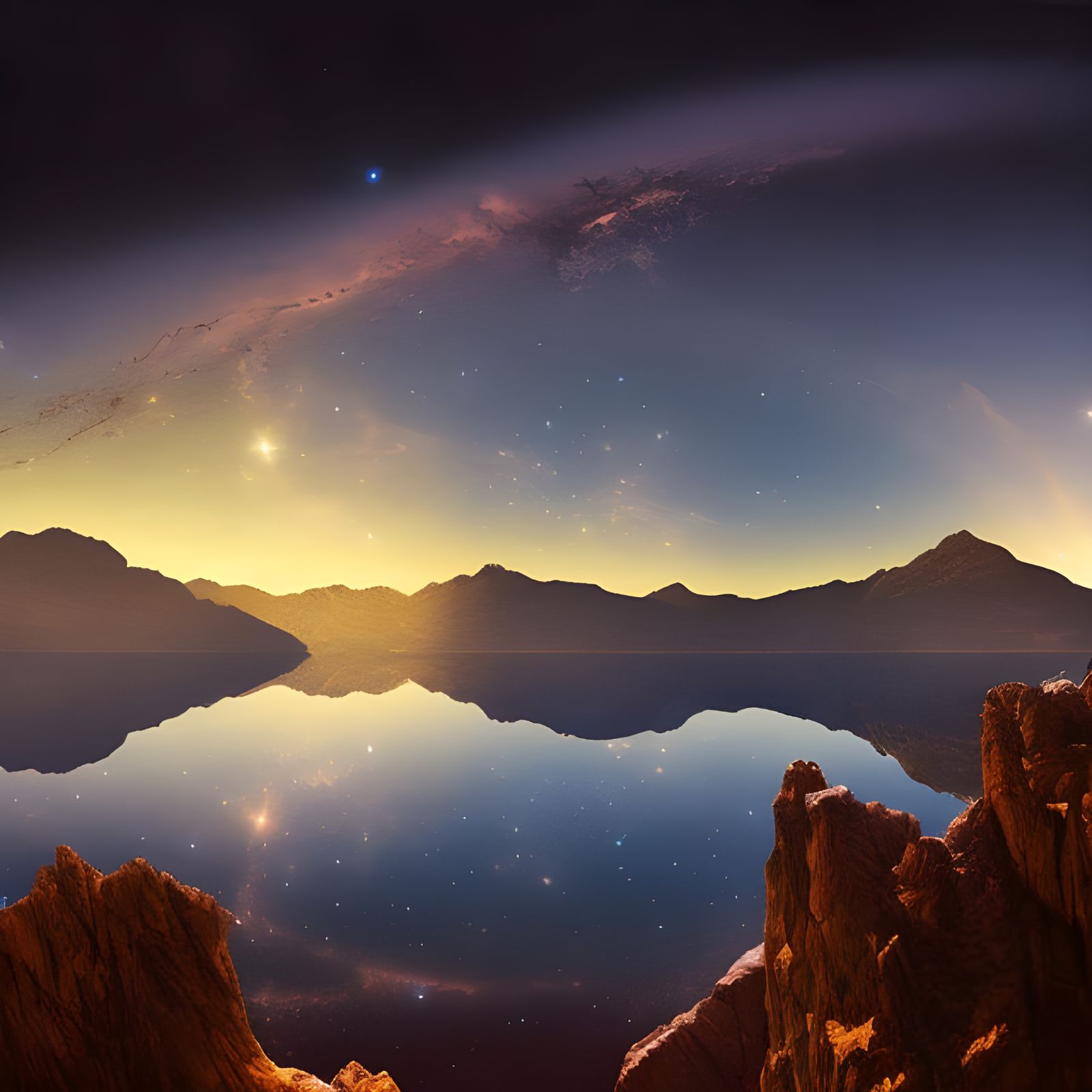 Reflections of the night  by @scoobydoobydo