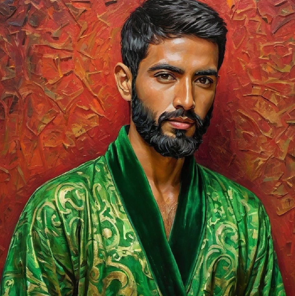 Saif Jamīl ·  a  handsome bearded man