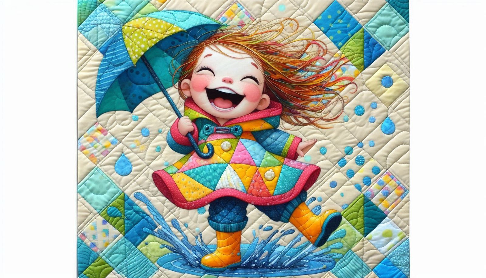 Laughing in the rain