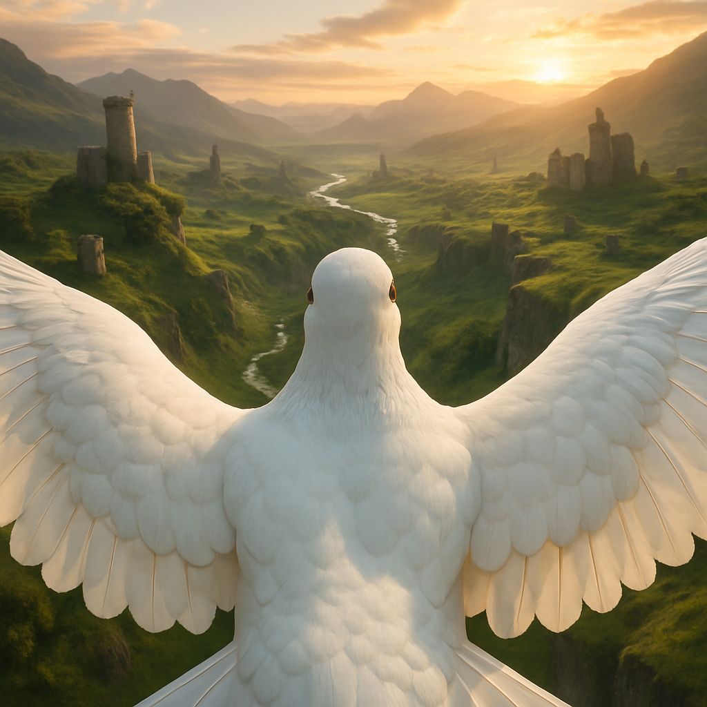 Dove's-Eye View: Fantasy Landscape Unveiled