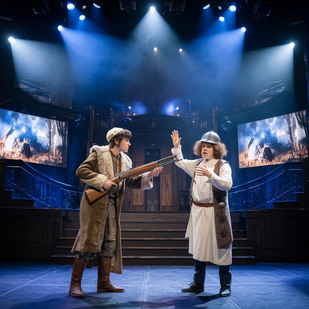 Hasidic Theater Scene: Intense Drama and Emotional Surrender