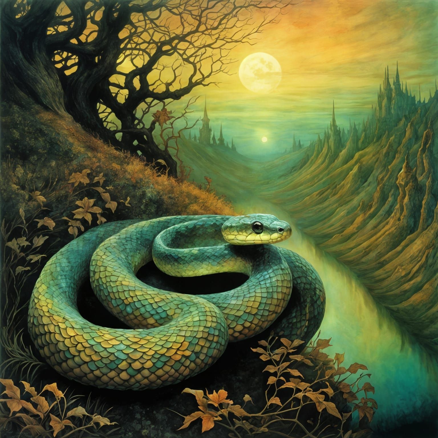 Slither scales  by @Shlucky