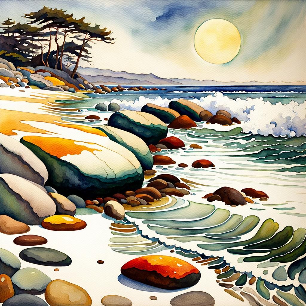PEBBLE BEACH SEASCAPE