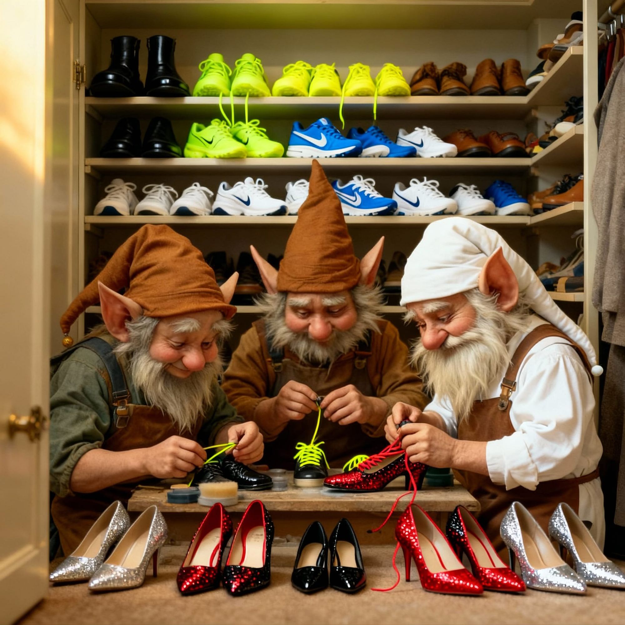  Brownies Mending Shoes - Start Image 2