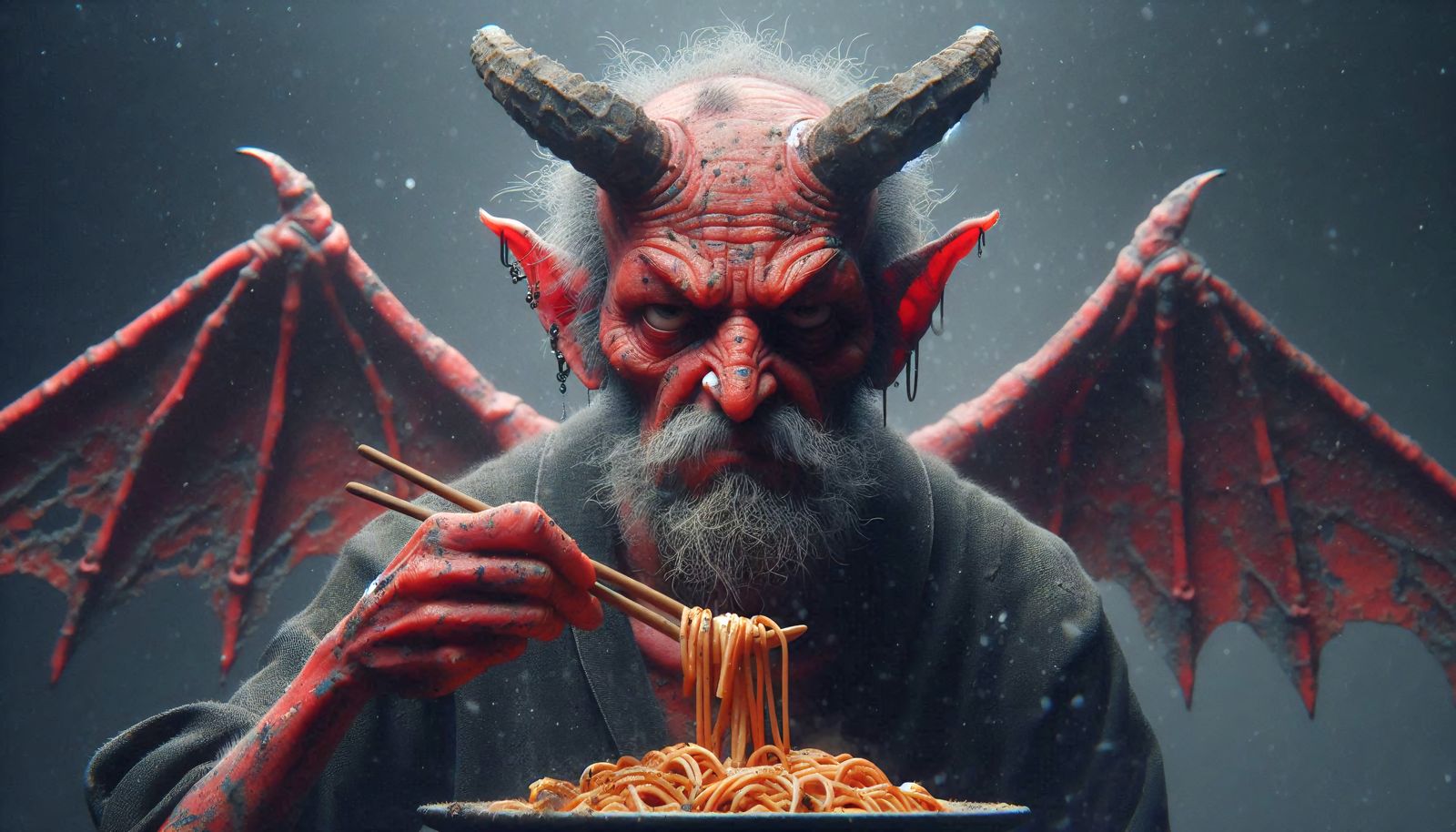 How Devil likes his pasta? Al Dante!