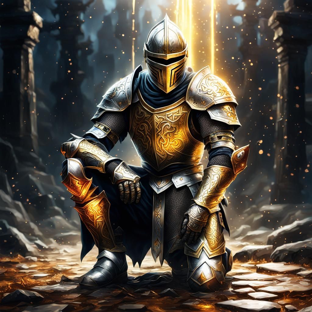 Bathing in the Holy Light  by @Sliceofpixel