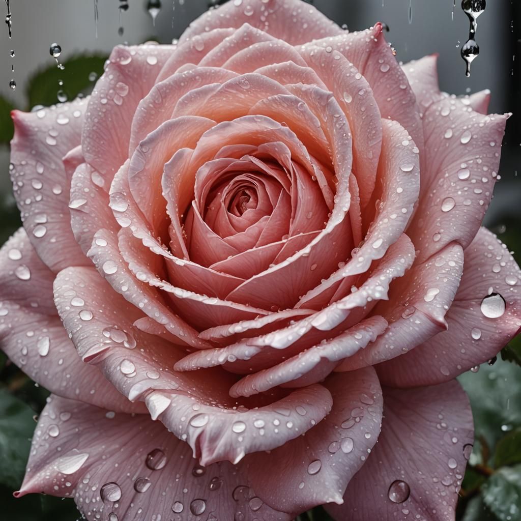 pink crystail rose