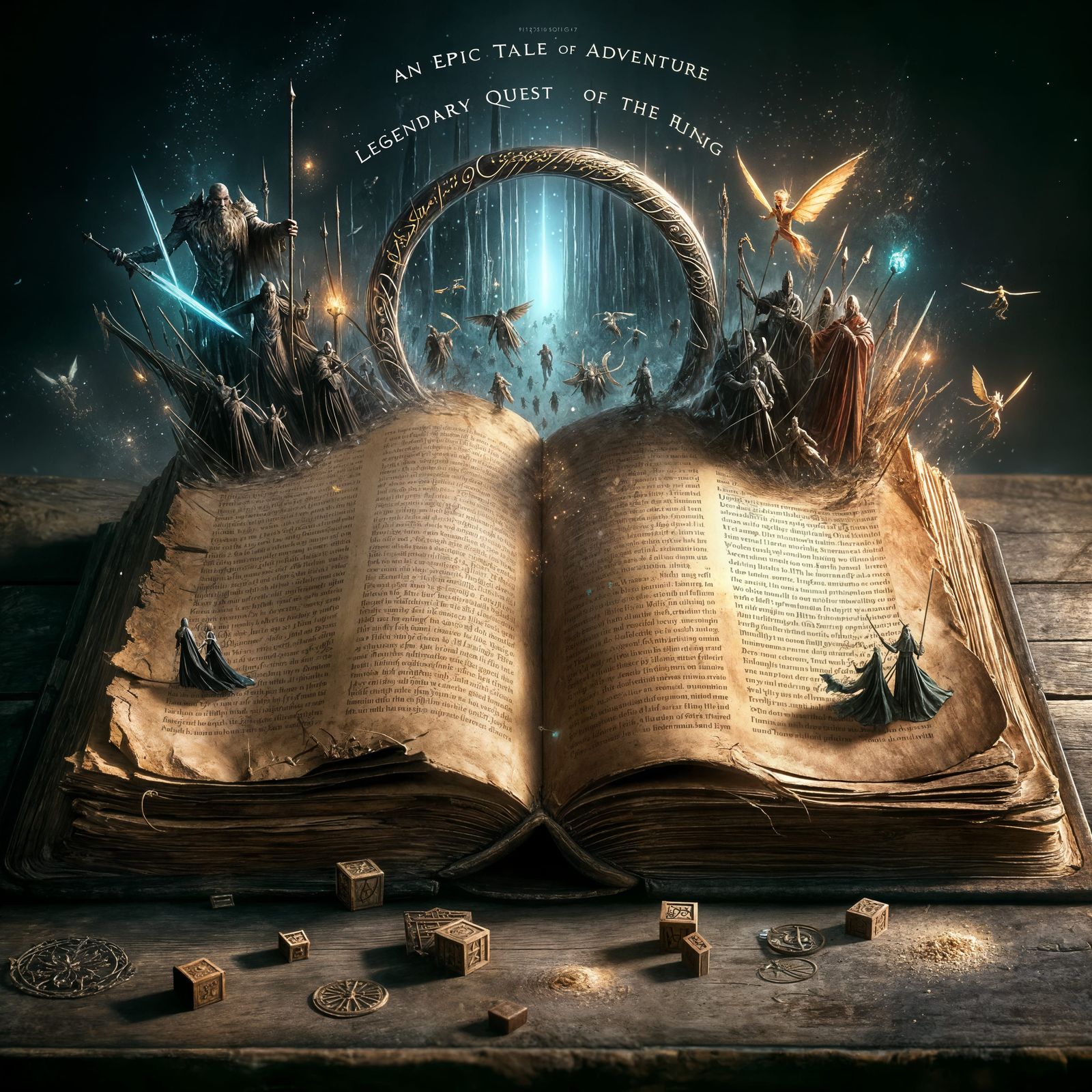 An Epic Tale  by @AlphaArt