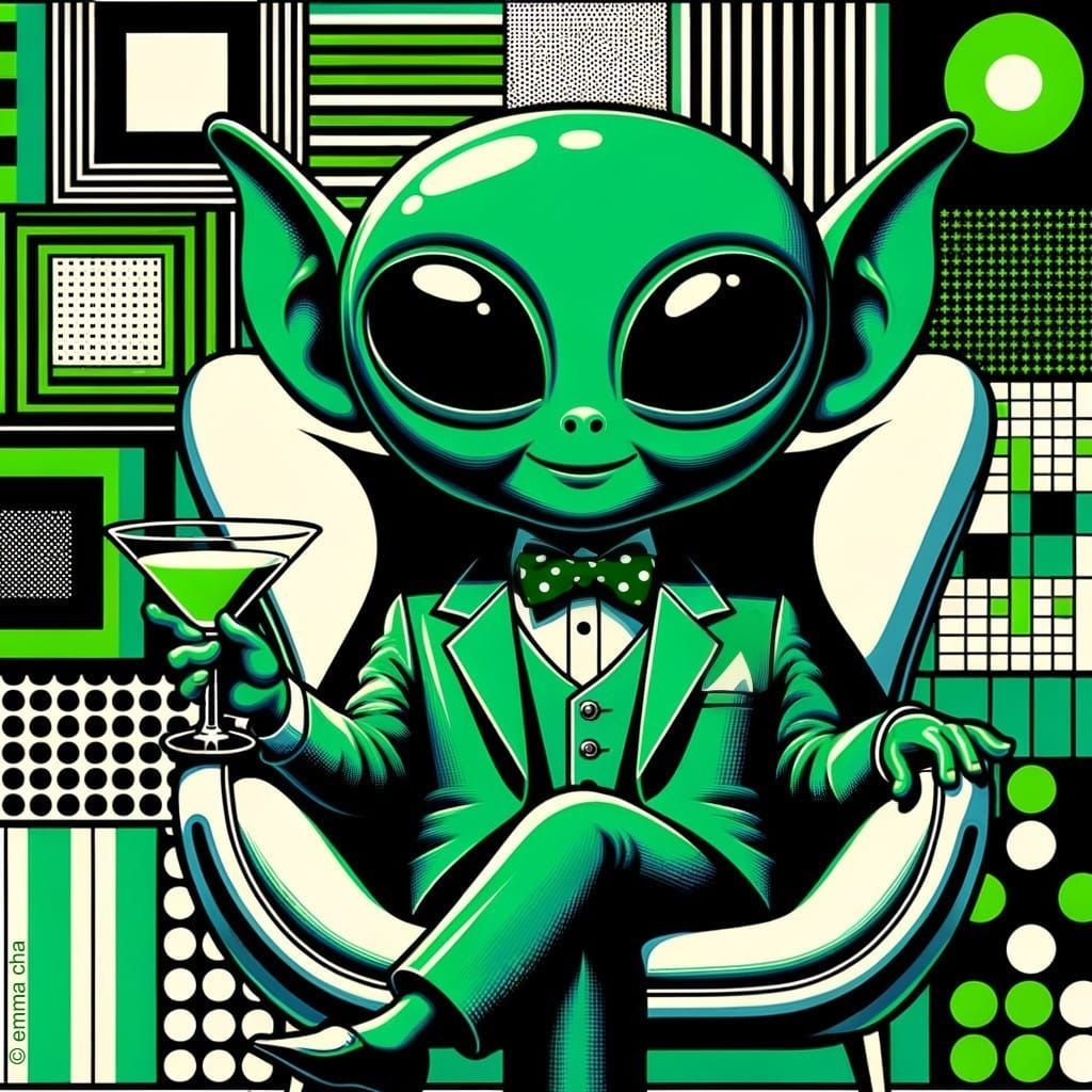 Extraterrestrial Elegance: The Martini Affair