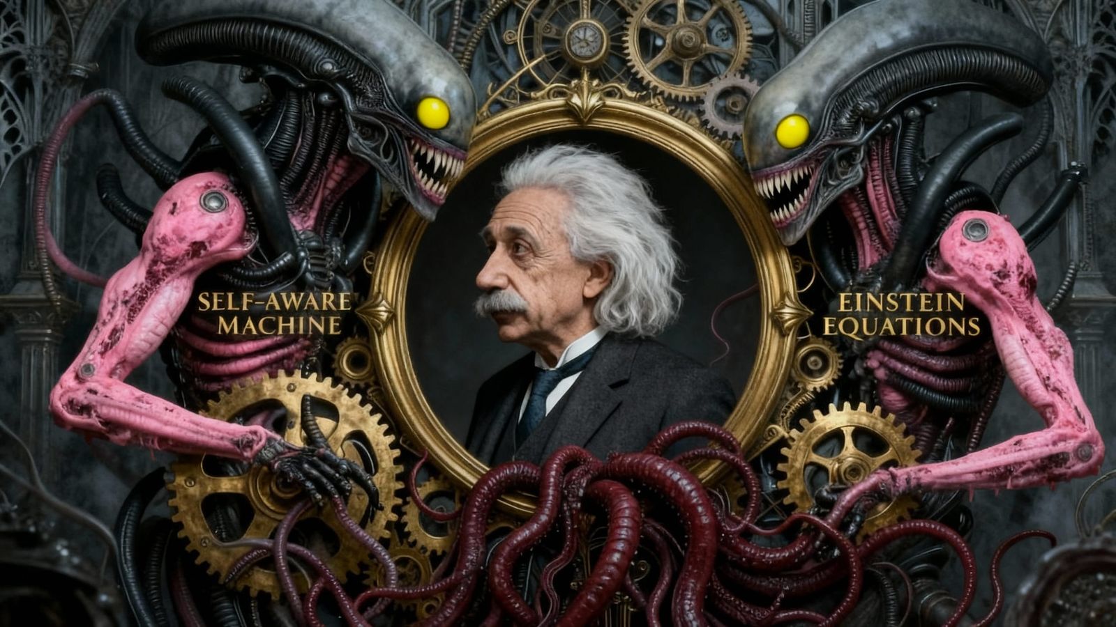 ALBERT EINSTEIN AND THE SELF-AWARE MACHINES - PLUS ARGUMENTS WITH CHARLES DARWIN