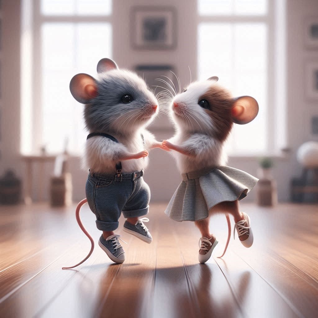 - I like dancing with you "CRAPITO"
- Me too "MOUSSELINE"