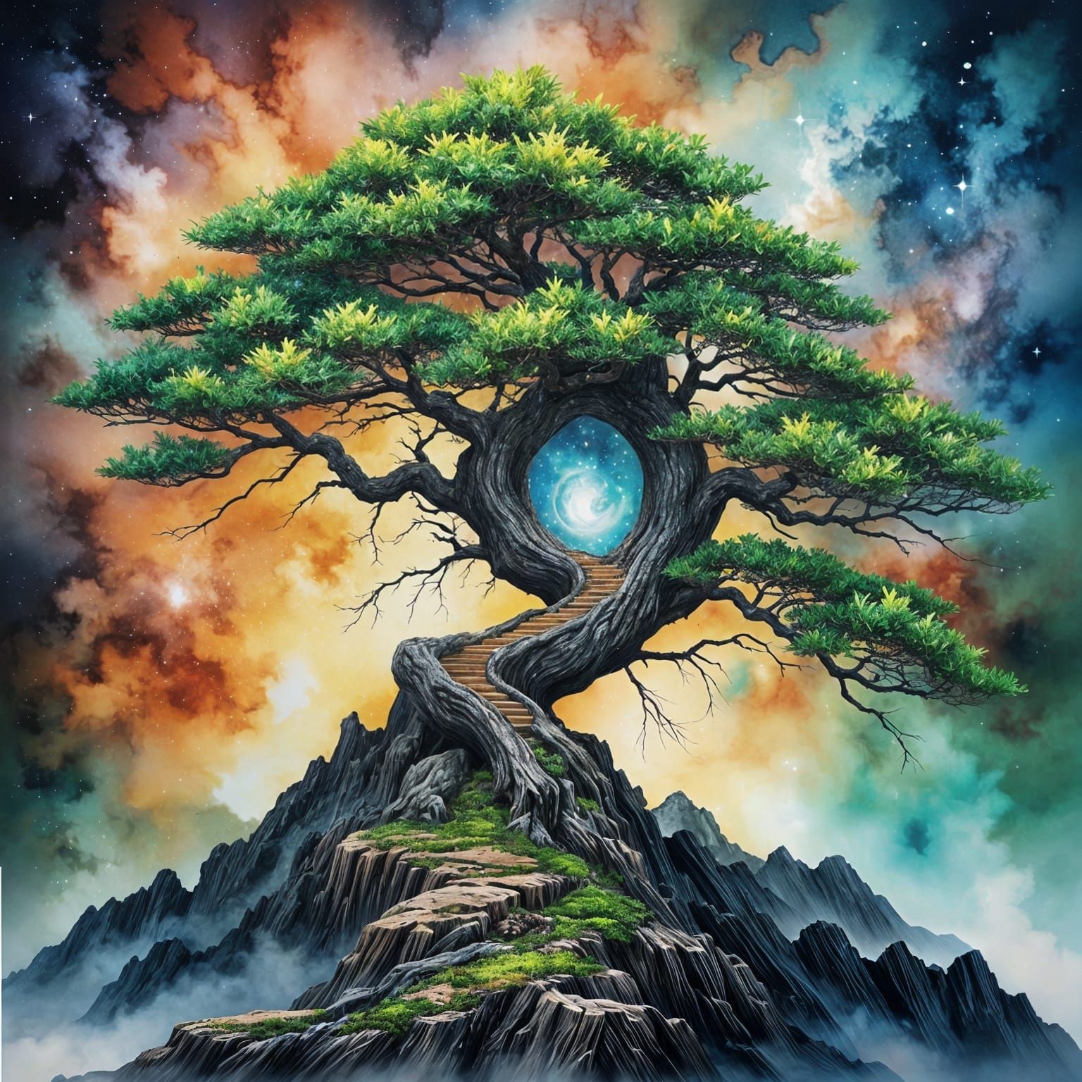 Trunkated Portals.  <lora:Water-ink-colorV2:1.0>  by @Aquaman420