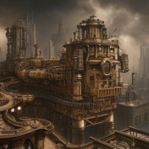 Dieselpunk - Ai Generated Artwork - Nightcafe Creator