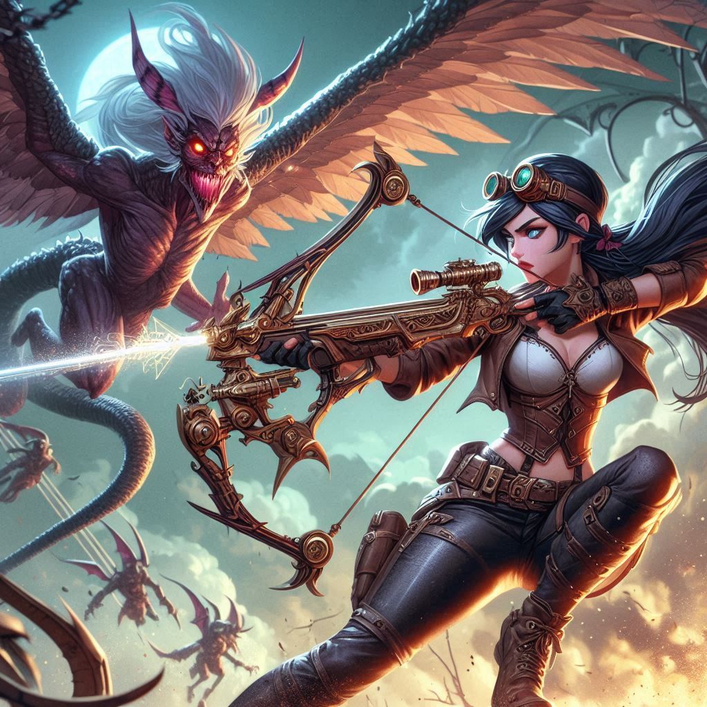 Steampunk Demon Huntress n2