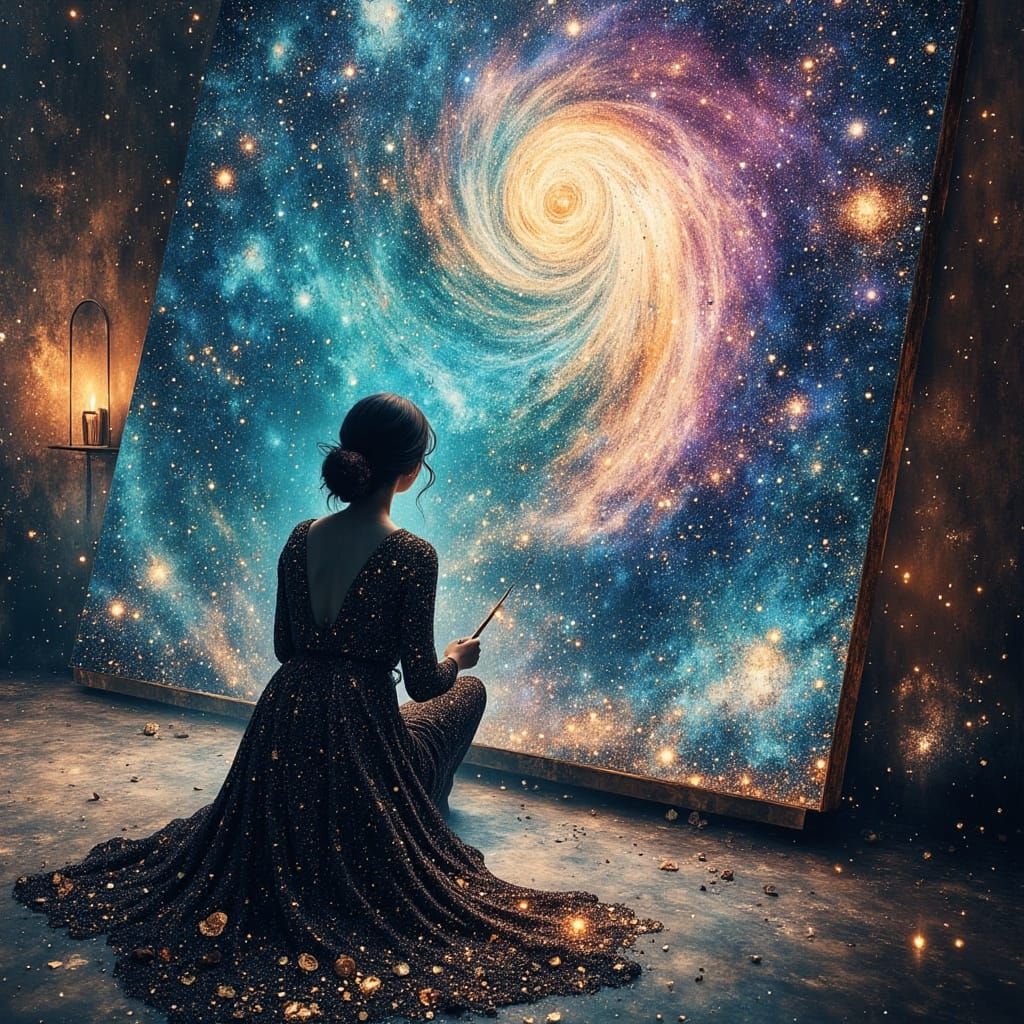 Celestial Painter  by @Fae