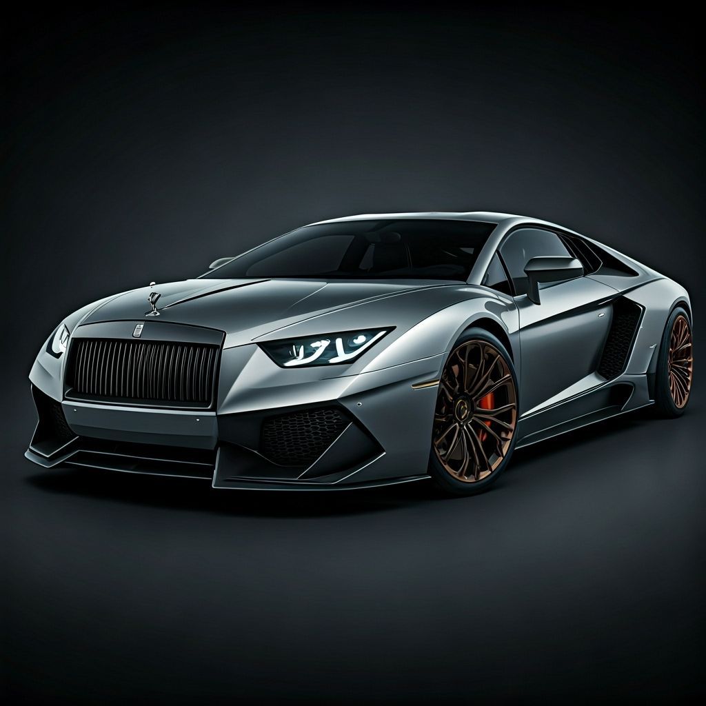 Rolls Royce Lamborghini Fusion: Futuristic Car Design