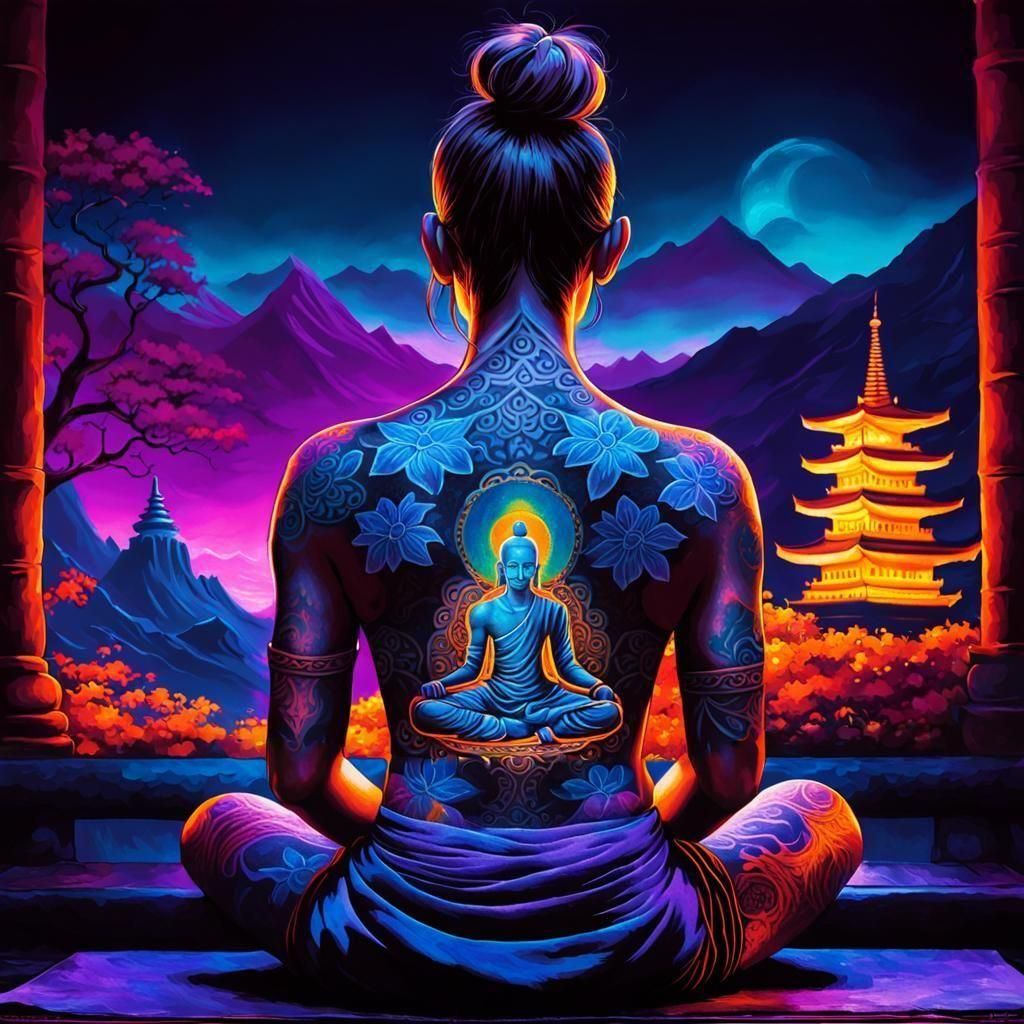 A Moment of Zen  by @Shywolf