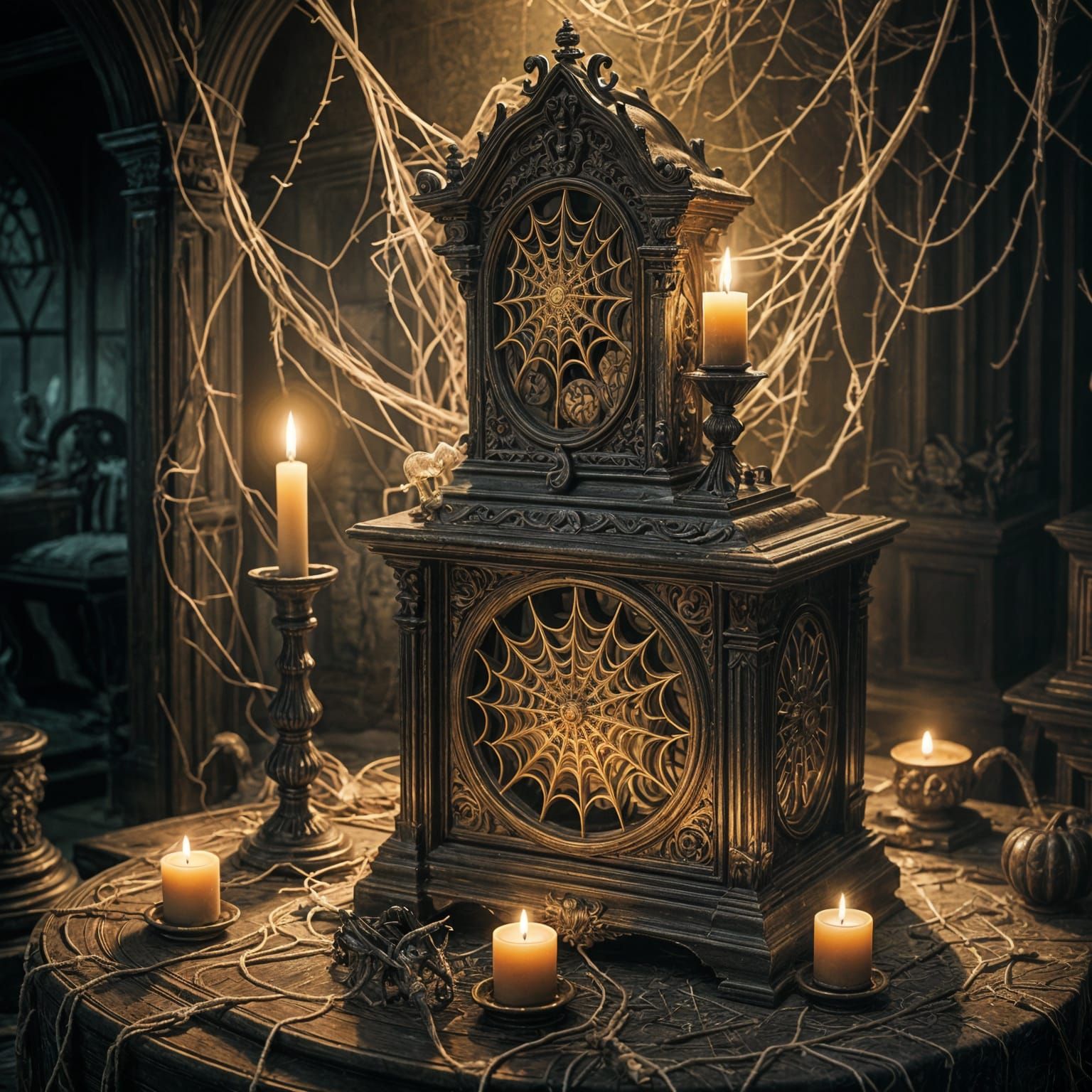 Keepsake chest/cabinet, inherited, owner cursed when it's opened