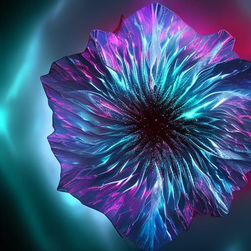 Ephemera (cosmic orchid variant) - AI Generated Artwork - NightCafe Creator