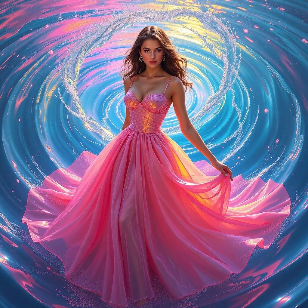 Liquid Couture: A Glamorous Reverie