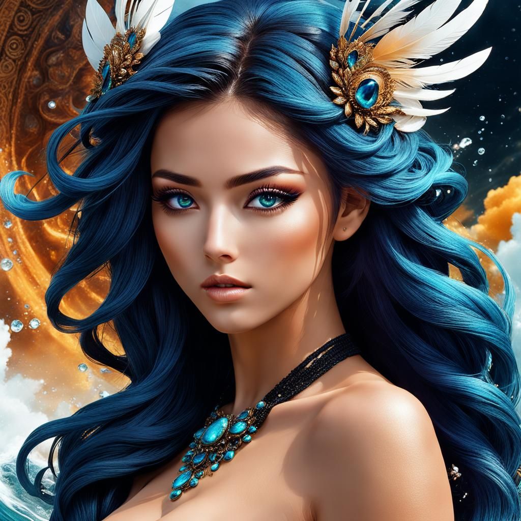 Fantasy Girl 1 - AI Generated Artwork - NightCafe Creator