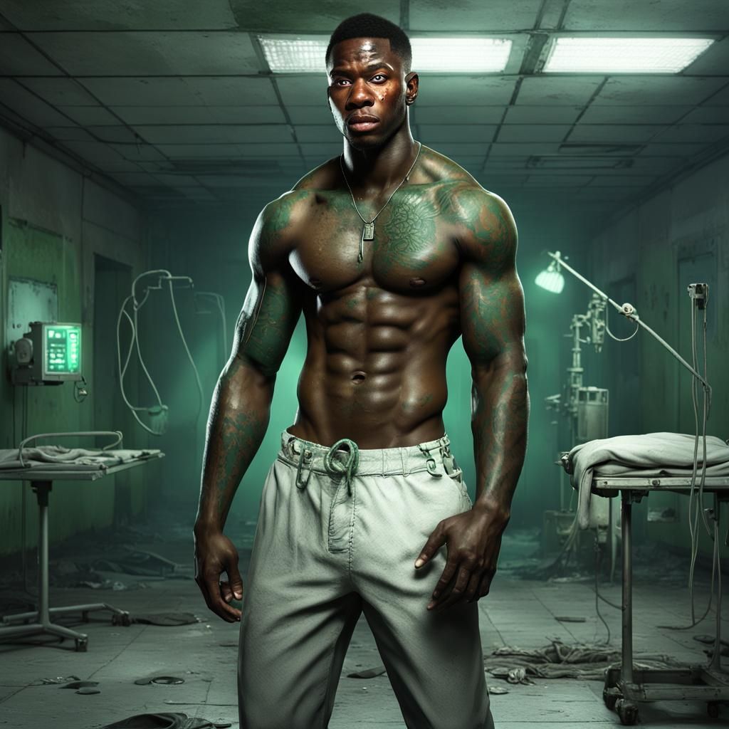 Eric is a handsome 22 year old hunk shirtless surgical assis...