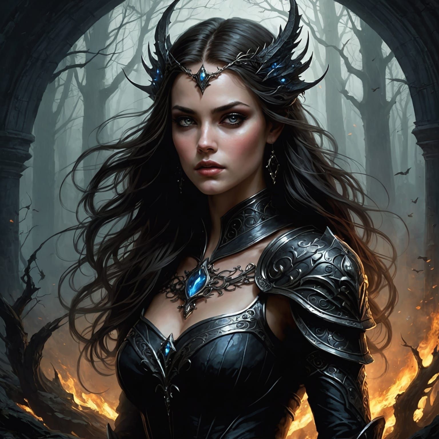 Dark fantasy art, Beautiful fantasy art, Fantasy art women