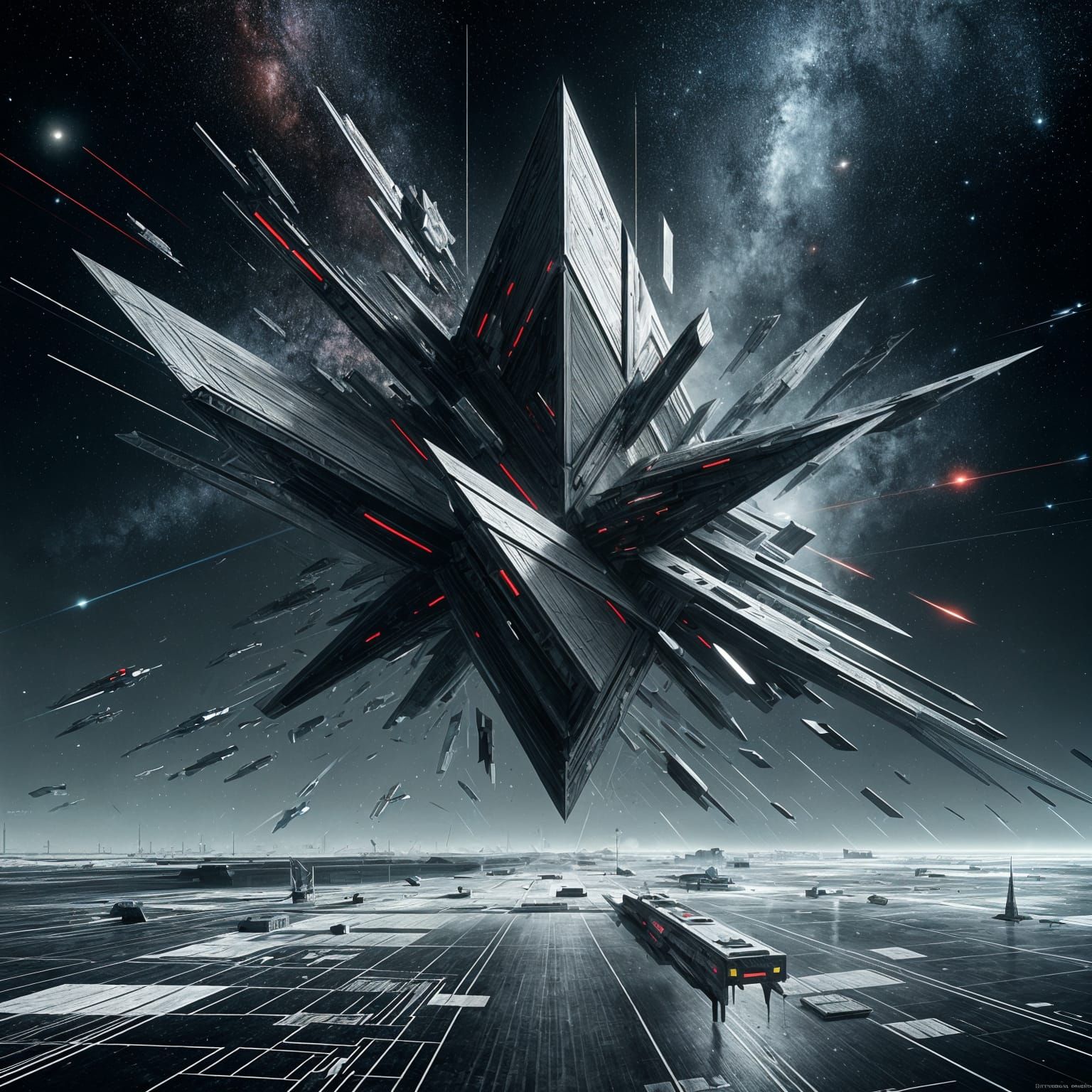 Minimalist science fiction.