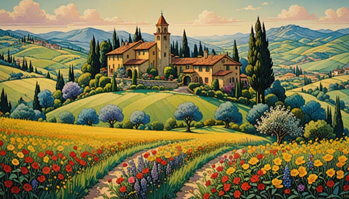 charming french provencial country villa  by @SlenderMoth68