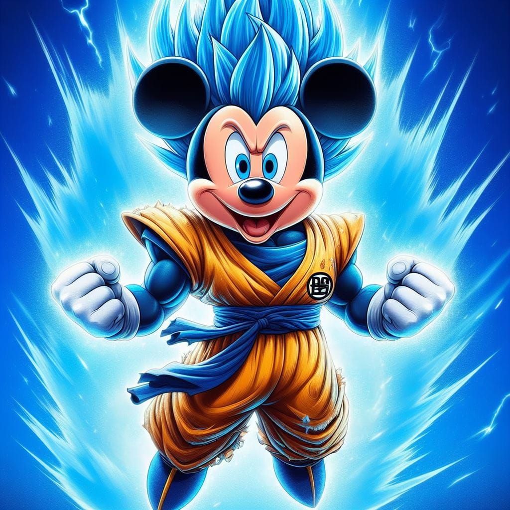Super Saiyan Micku Blue