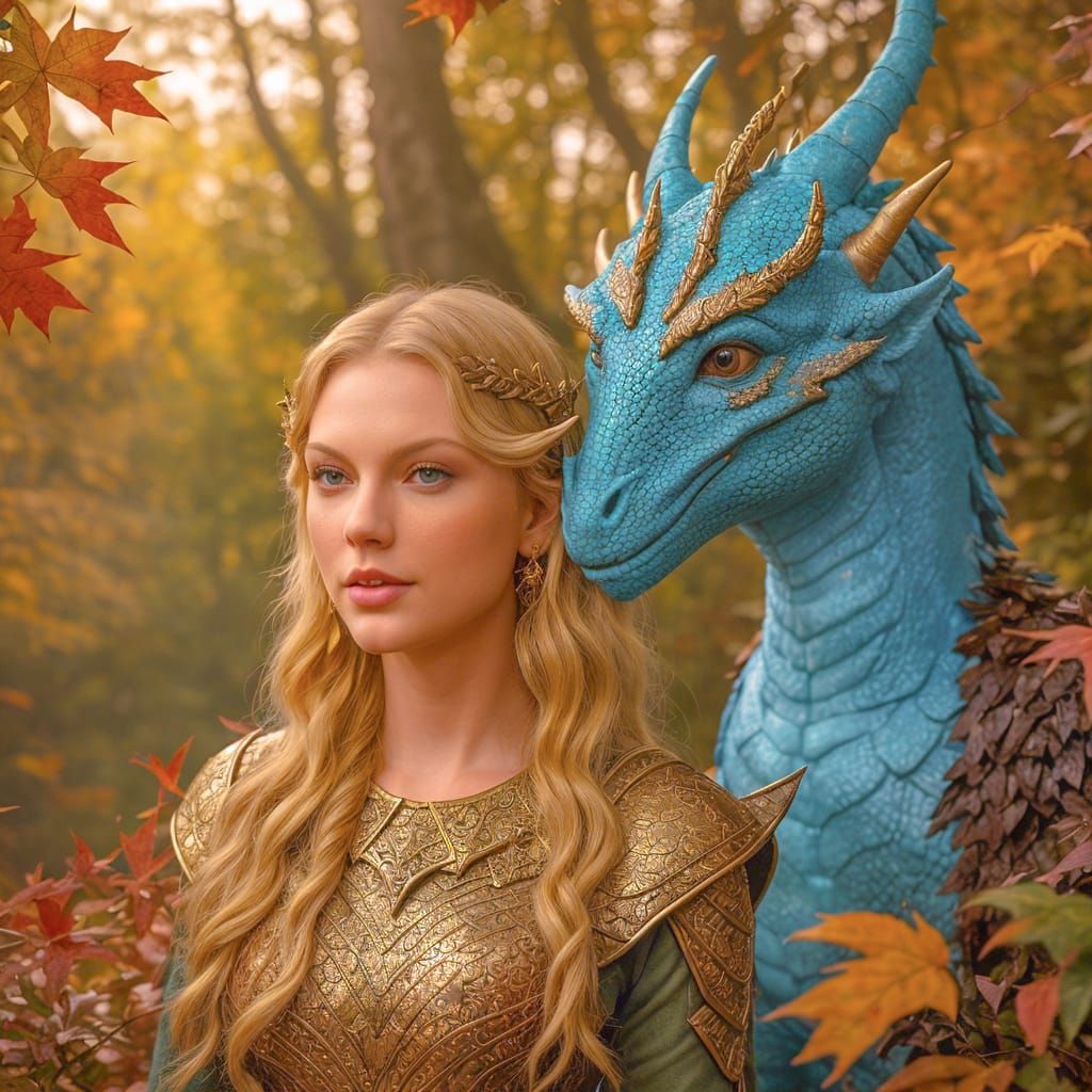 A Woman With a Dragon Best Friend
